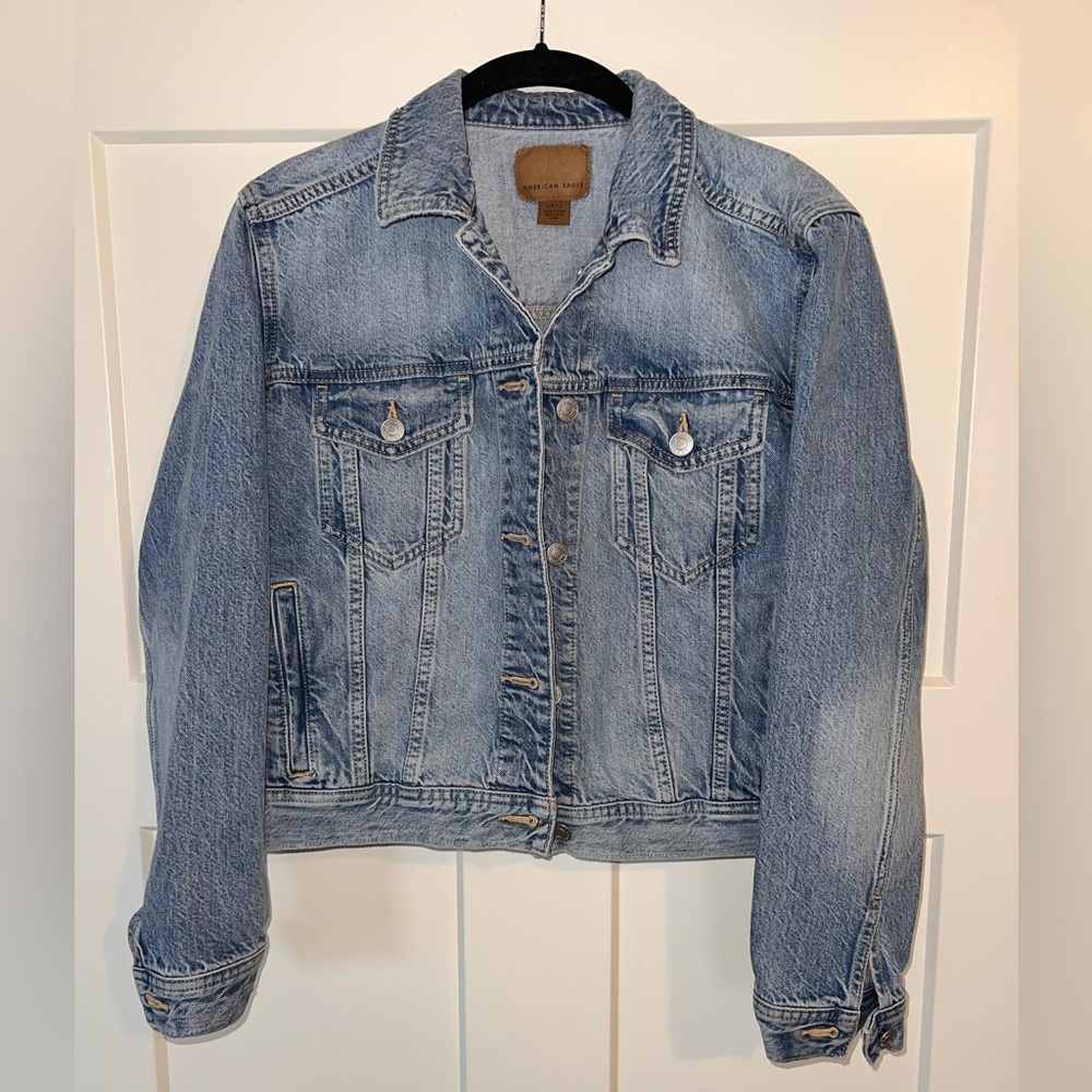 American Eagle Outfitters Light Blue Jean Jacket